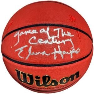 Red Wilson basketball signed "Game of the Century" and Elvin Hayes