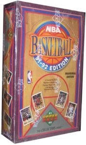 Sealed box of 1991-92 Upper Deck NBA Basketball trading cards