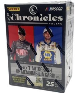 Panini 2022 NASCAR Chronicles Racing trading card box featuring Jeff Gordon and Chase Elliott