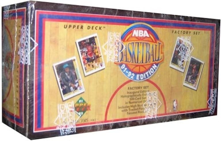 Sealed Upper Deck NBA Basketball 91-92 Edition factory set trading cards