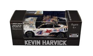 Kevin Harvick's #4 NASCAR diecast car in a box, 2022 Next Gen season