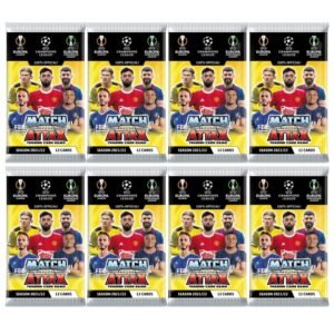 Eight packs of Topps Match Attax trading cards, season 2021/22